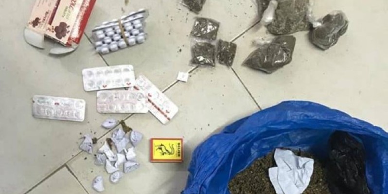 De la drogue saisie. (Gendarmerie)