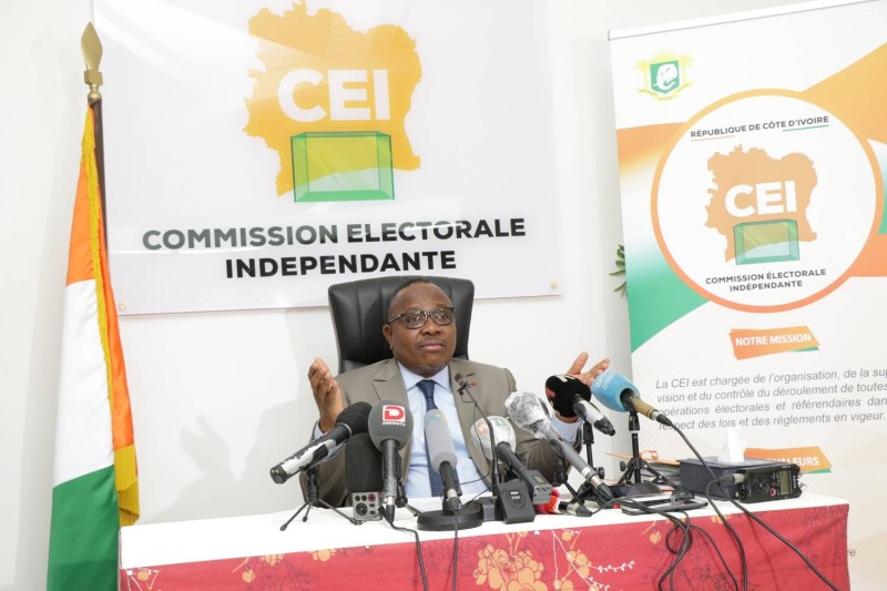 Le président de la Cei, Ibrahime Coulibaly-Kuibiert, a salué l’implication des acteurs politiques dans l’opération de la révision de la liste électorale.