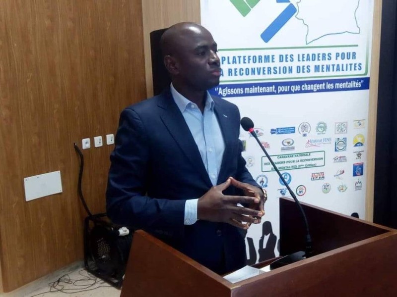Idriss Ouattara, président des jeunes Liberaux de Côte d'Ivoire. (DR)