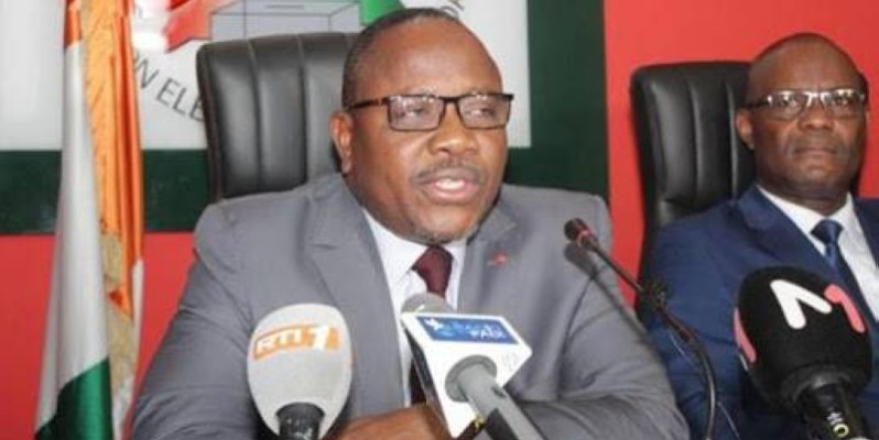 Le président de la Commission électorale indépendante (Cei), Coulibaly Ibrahime Kuibiert. (DR)