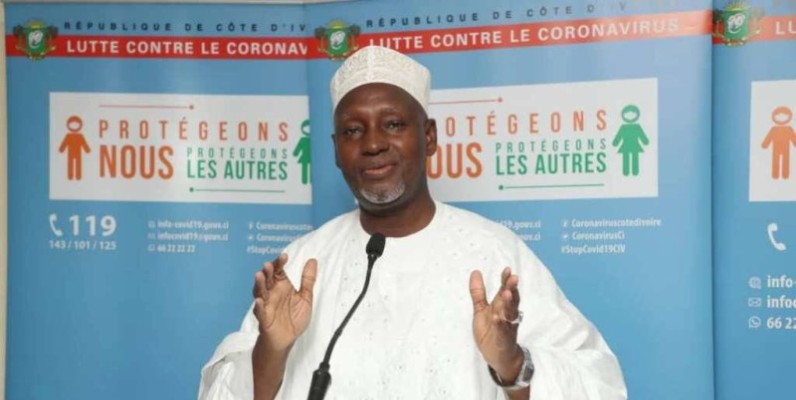 Harouna Koné, imam de la mosquée du CHU de Treichville. (DR)