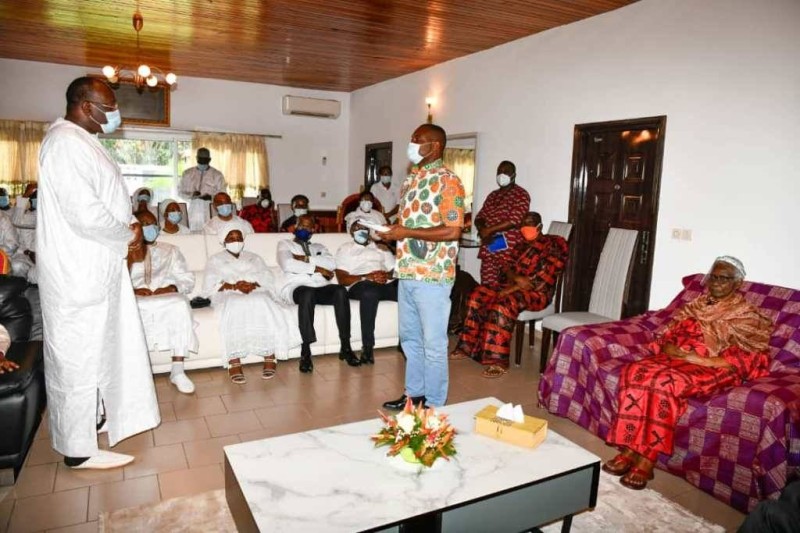 La Reine des Baoule chez les Gon Coulibaly( (DR)