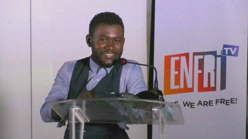 Hyacinthe Ménan, promoteur de la chaîne Enfri Tv (DR)