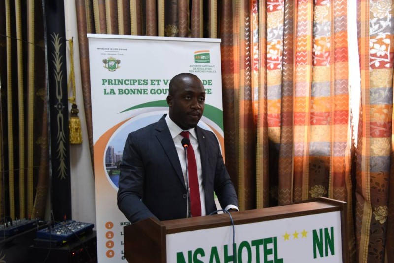 Oumar Ouattara, secrétaire général de l’Autorité nationale de régulation des marchés publics.