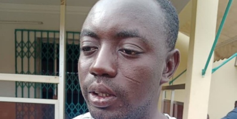 Krobo N'Dri Hermann, président de la jeunesse communale.