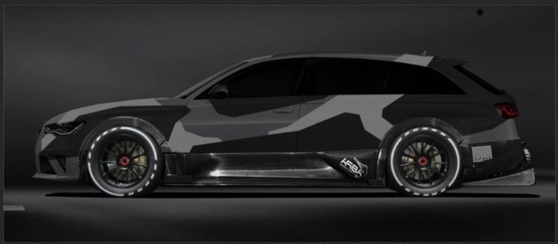 Audi-RS6 volée dans le parking du joueur. (DR)