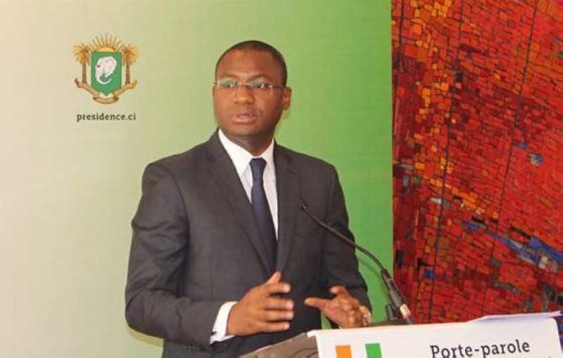 Le ministre de la Communication et des Médias, porte-parole du gouvernement, Sidi Tiémoko Touré