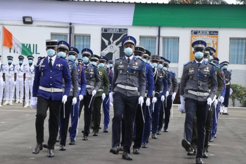 La 44e promotion des officiers de gendarmerie nationale baptisée. (AIP)