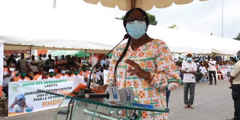 La ministre Kandia Camara