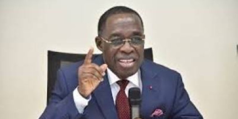 Le ministre de la Santé et de l'Hygiène publique, Dr Eugène Aka Aouélé.