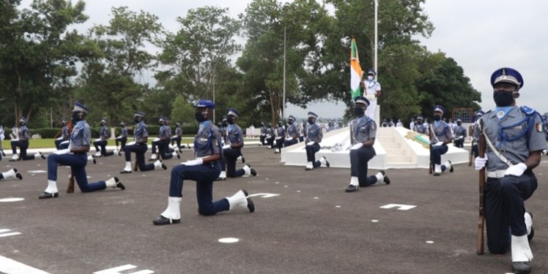 Les nouveaux gendarmes ont été invités à travailler avec abnégation. (DR)