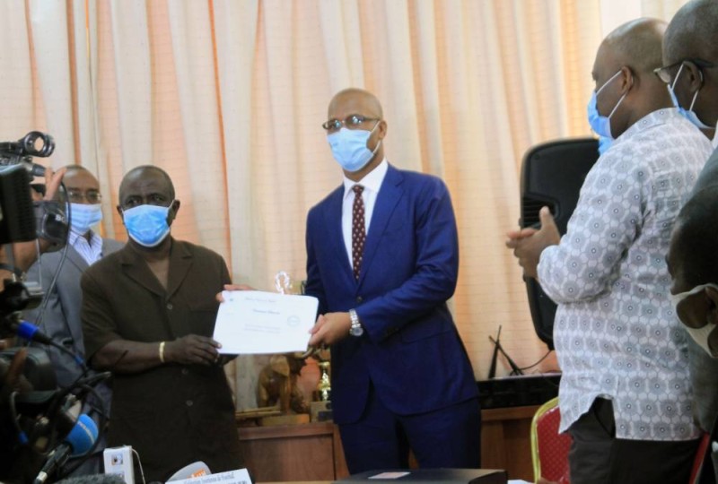 Dépôt de dossier DD ( Sébastien Kouassi (4). (DR)