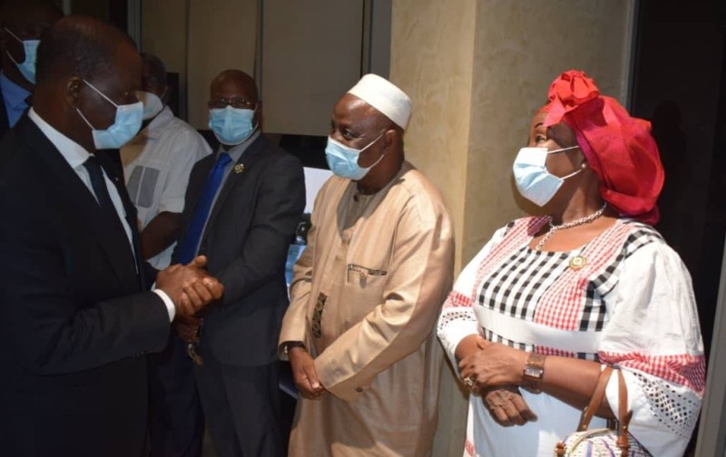 L'arrivée, hier mercredi, du président Amadou Soumahoro, à Abidjan