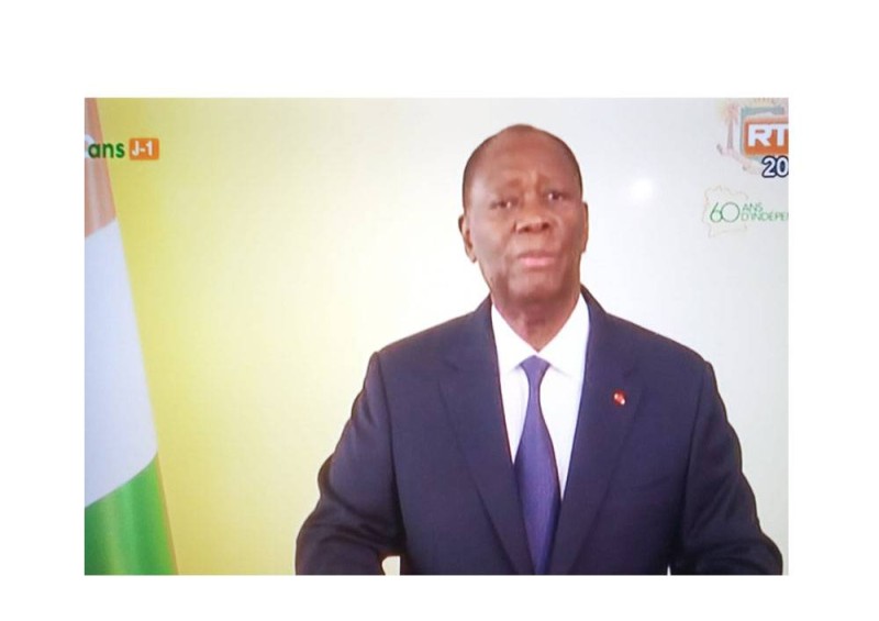 Le président Alassane Ouattara