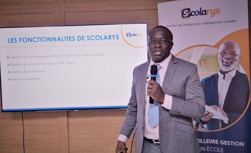 Siaka Silué, promoteur de ''Scolarys''. (DR)