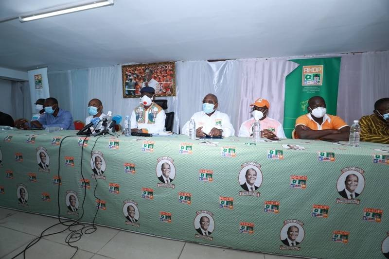 La présidence de l'Ue-Rhdp explique la candidature du Président Alassane Ouattara. (Bavane)