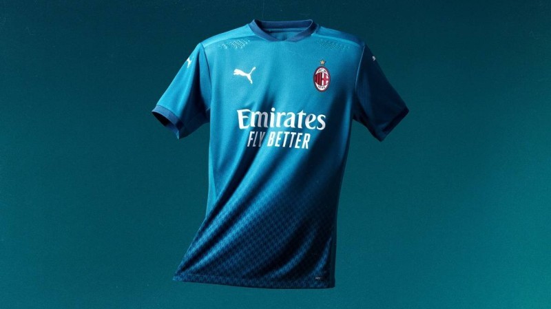 Le maillot third de l'Ac Milan. (DR)