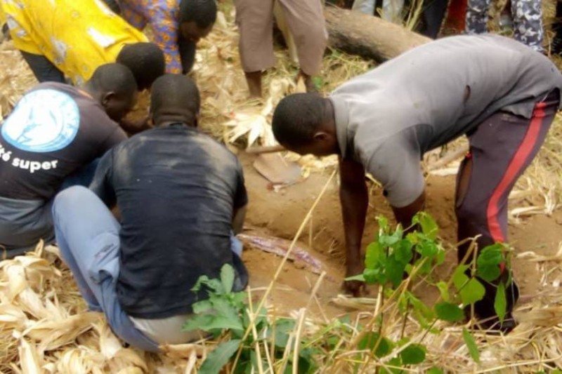 Il a été procédé à l'exhumation du corps. (Aip)