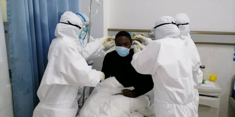 Traitement d'un patient atteint du Covid-19. (DR)