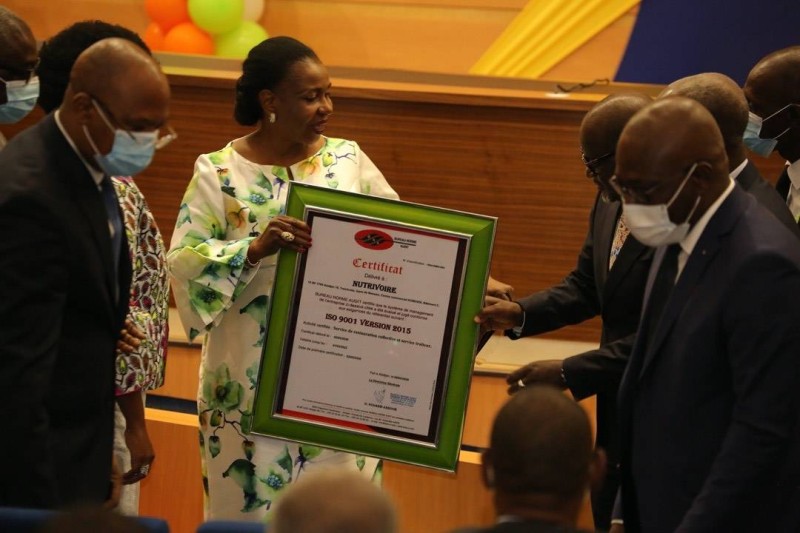 La PDG de Nutrivoire, Mme Oumou Coulibaly