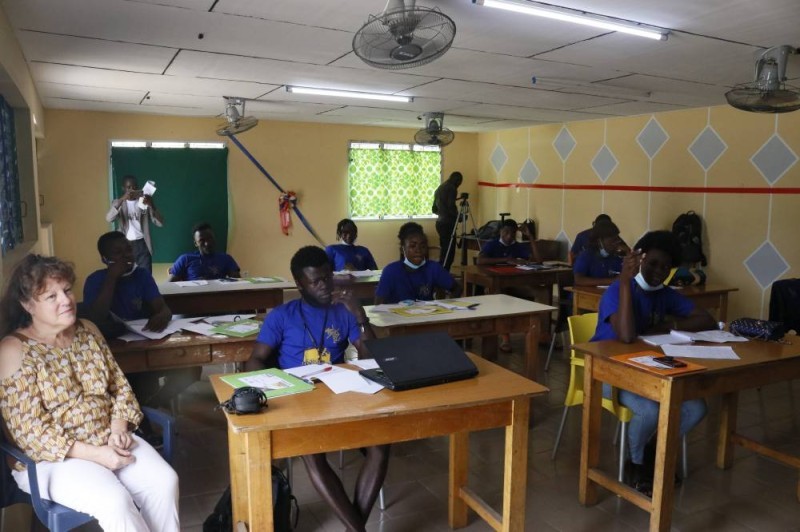Les élèves sélectionnés en formation (DR)