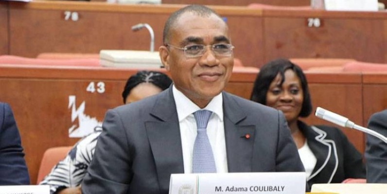 Adama Coulibaly, ministre de l’Économie et des Finances, était face aux sénateurs. (DR)