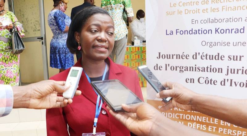 Pr Pélagie Théoua N’Dri, agrégée des facultés de droit, présidente du Credfip. (DR)
