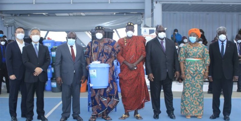 Le ministre  de l’Hydraulique Laurent Tchagba, a exprimé sa gratitude au gouvernement coréen et à la Koica pour leur soutien à l'Etat ivoirien dans sa quête du bien-être des populations. (DR)