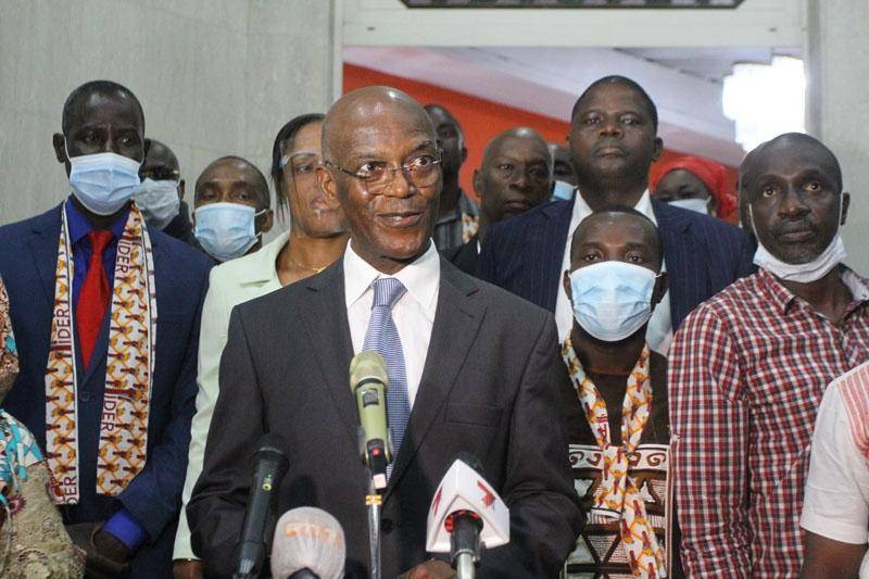 Mamdou Koulibaly a déposé son dossier de candidature pour la présidentielle de 2020. (DR)