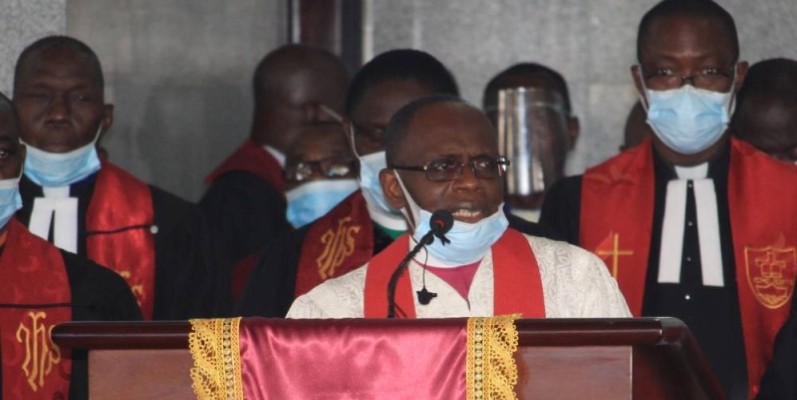 Le Bishop Benjamin Boni et l'église méthodiste appellent au calme dans le pays. (DR)
