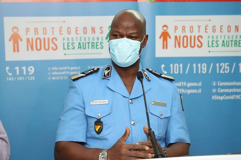 Le Commissaire principal Charlemagne Bleu, porte-parole de la Police nationale. (DR)