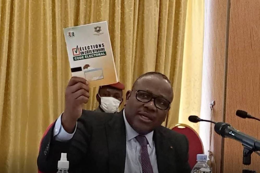 Le président de la Commission électorale indépendante, Ibrahime Kuibiert Coulibaly (DR)