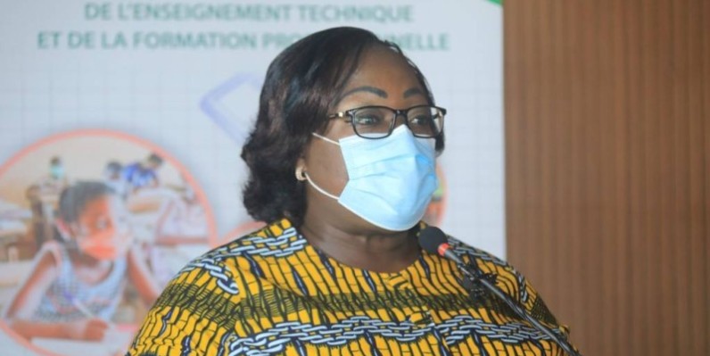La ministre Anne Ouloto, de l'Assainissement et de la Salubrité. (DR)