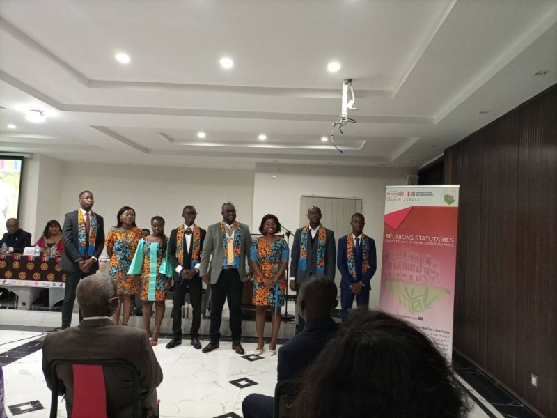 Le Rotary Bingerville Paris village prêt pour les œuvres sociales. (DR)
