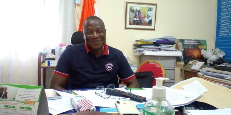 Ouattara Bakary, proviseur du lycée moderne Dominique Ouattara de Séguéla. (DR)
