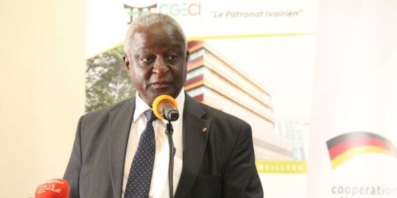 Claude Koutoua, président de la Commission Energie, Qualité, Hygiène, Sécurité et Environnement (E-QHSE) de la CGECI. (DR)