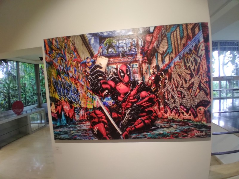 Une oeuvre de Woleck, exposée à la galerie Art’Time (DR)