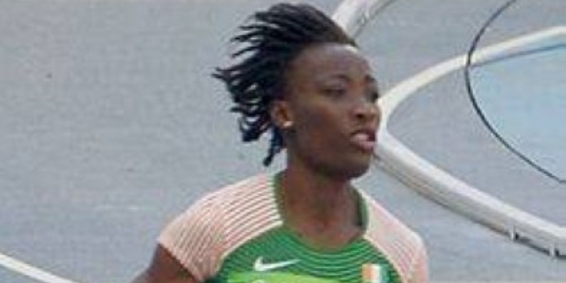 La sprinteuse ivoirienne Marie Josée Ta Lou. (Dr)