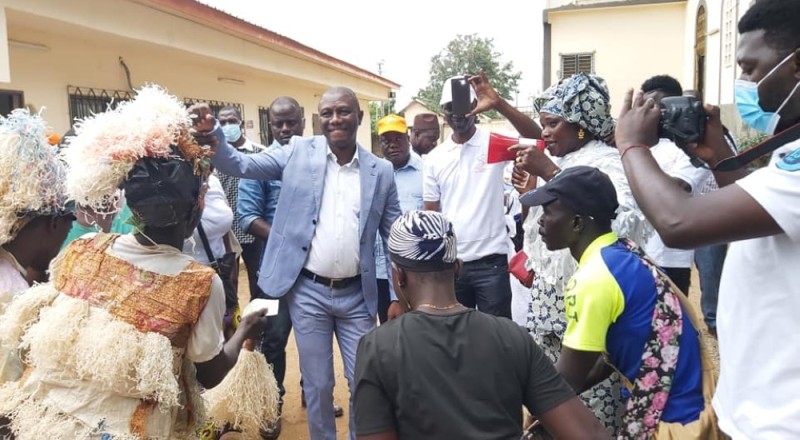 Sory Diabaté est allé prendre la bénédiction de ses parents de Bingerville, après celle d’Odienné.