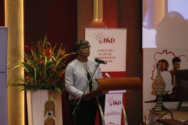 Olga Djadji, présidente de la Fondation Bjkd (Bavane)