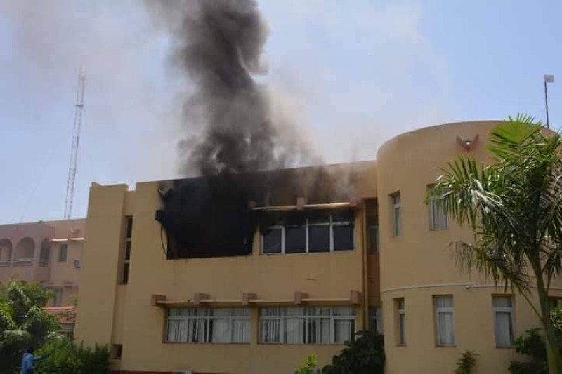 Le bâtiment du parlement burkinabè, ce lundi 21 septembre