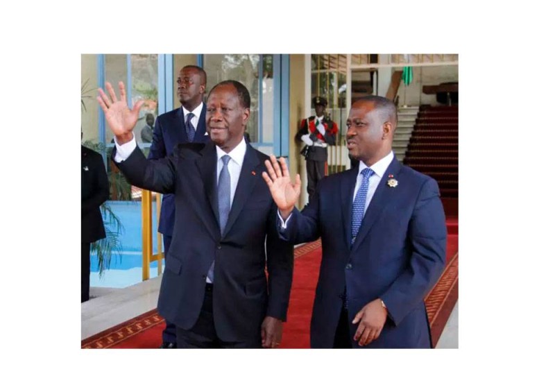 Le Président Alassane Ouattara et son ex-Premier ministre, Guillaume Soro (DR)