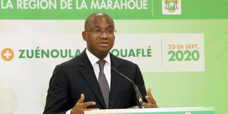 Sidi Tiémoko Touré, porte-parole du gouvernement. (DR)