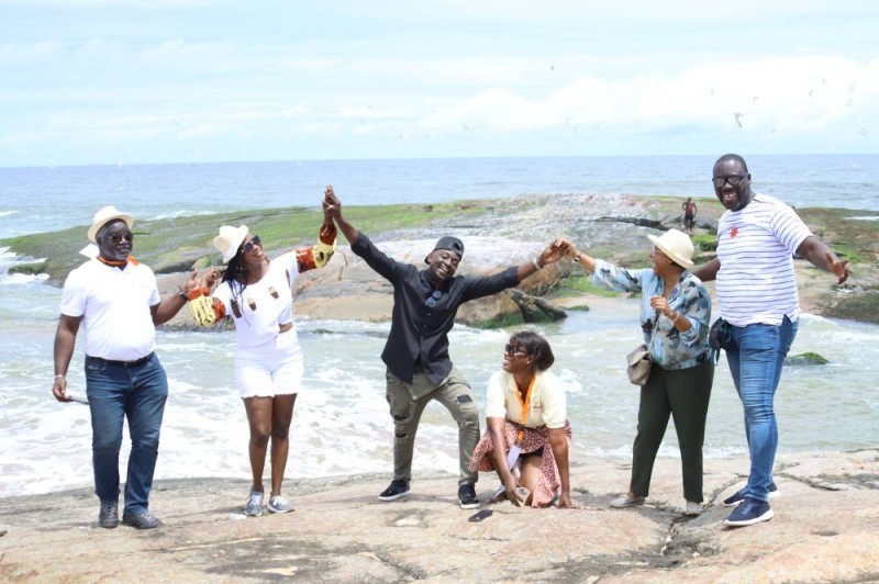 Les piscines naturelles et les  plages vierges de Taboualé ont émerveillé les invités de Côte d’Ivoire tourisme (DR)