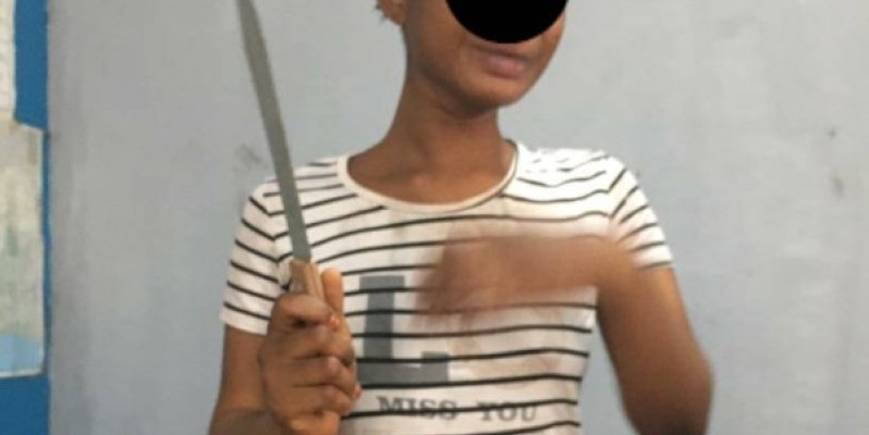 Le couteau qui a servi au meurtre a été retrouvé par la police. (Dgpn)