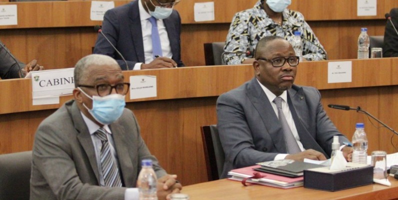 Ibrahime Coulibaly-Kuibiert, président de la Commission électorale indépendante (Cei), a eu séance de travail avec les députés. à l'Assemblée nationale (DR)