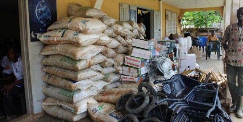 Une vue des kits agricoles. (DR)