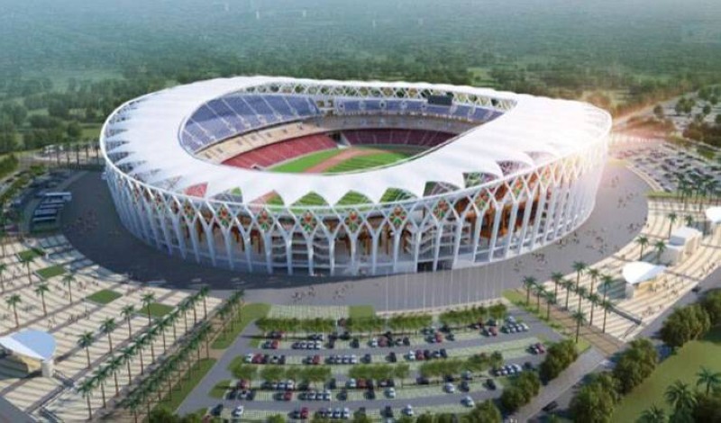 Le stade Olympique d'Ebimpé inauguré ce samedi par un derby Asec-Africa. (DR)