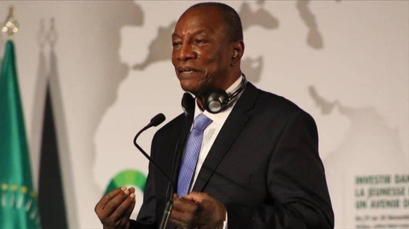 Alpha Condé, président et candidat à la présidentielle dans son pays. (DR)