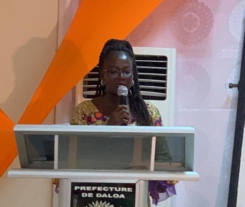 La Directrice régionale, en charge du Tourisme et des Loisirs, Mme Blandine Koné. (DR)